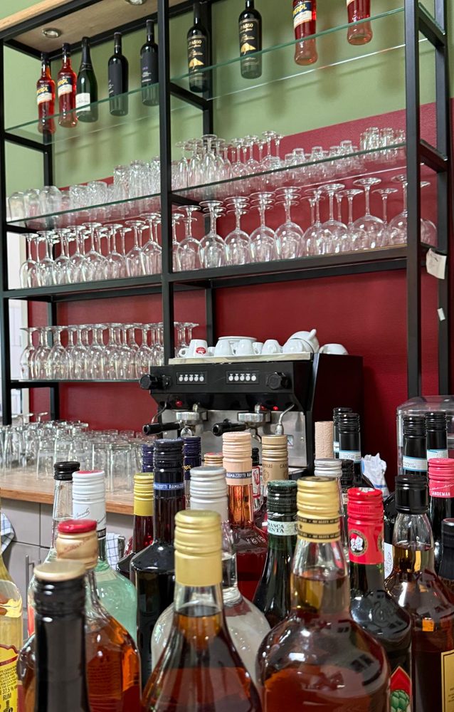 Bar und Weinauswahl